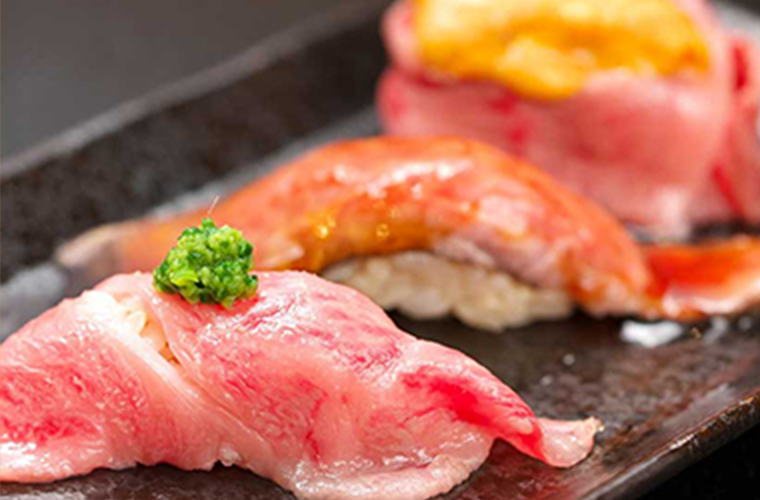 肉寿司　三種盛り